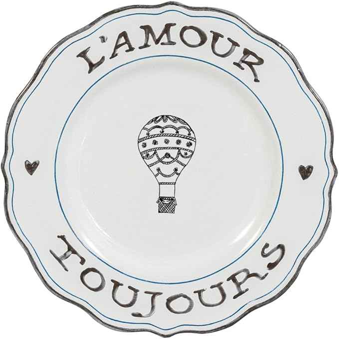 Juliska L'Amour Toujours Dessert/Salad Plate Set of 4