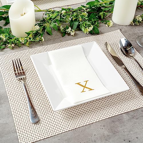 Luxenap 15.8 X 7.9 Inch Linen (Gold / 2000 Count / X)