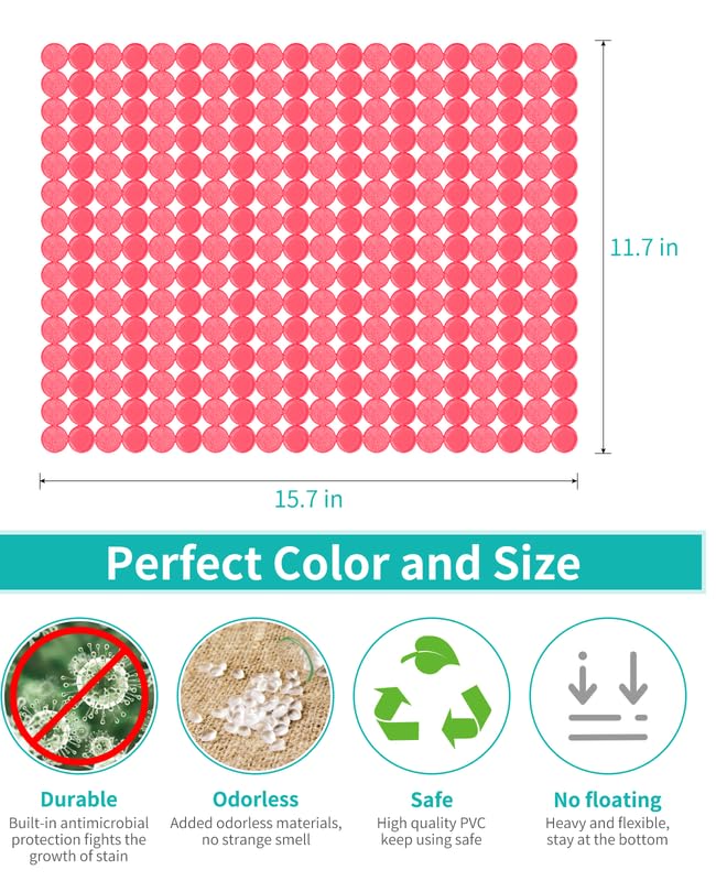 2 Pack Kitchen Sink Mat (Red)