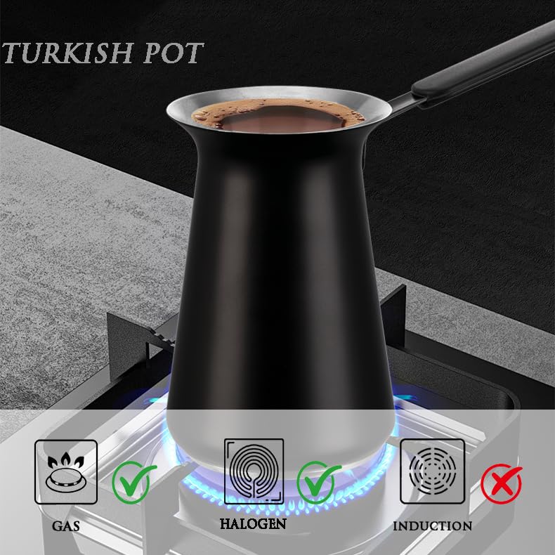 Turkish Coffee Pot (Black)