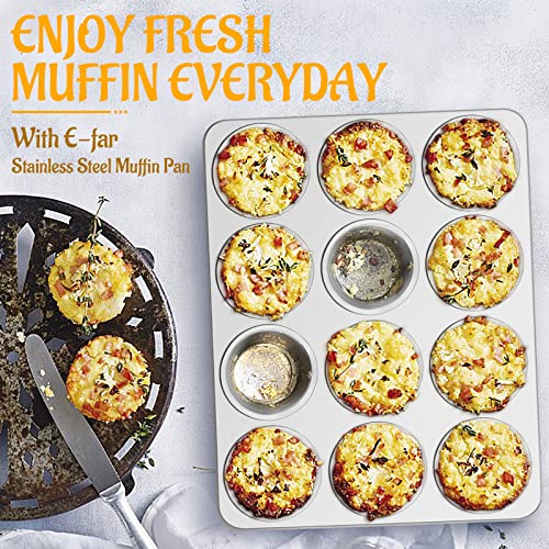 12 Cup Muffin Pan Set of 6 (6 Count)