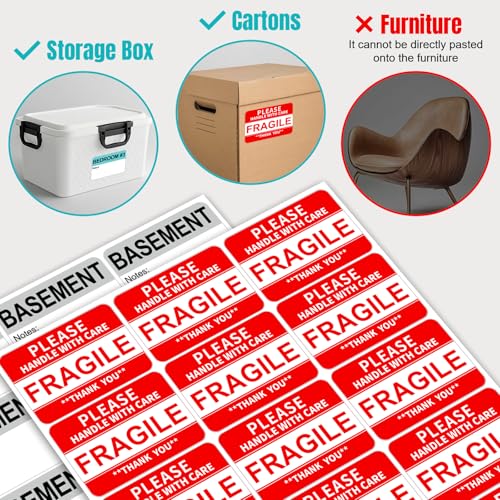 600 Writable Home Moving Stichers (Mov-0305-40-600pcs)