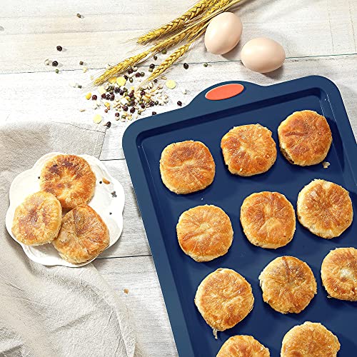 Silicone Baking Pans Set (4-Piece Baking Pans Set / Navy Blue)