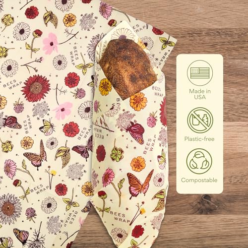Beeswax Bread Wrap (Meadow Magic (Beeswax) 1 Pack)