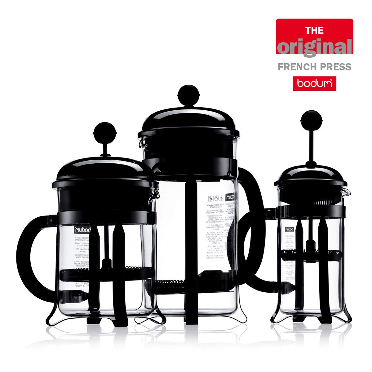 34oz Chambord French Press Coffee Maker (White / 34 oz)