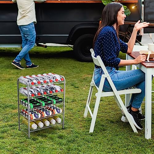 Water Bottle Holder Organizer 5 Tier Water Bottle Storage Rack