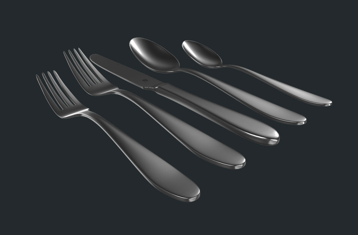 Matte Silverware Set (40-Piece Flatware Set)