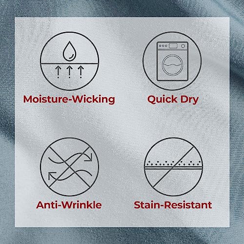 Iconic 4 Piece (1583 Spa Blue / Cal King - EXTRA DEEP pocket)