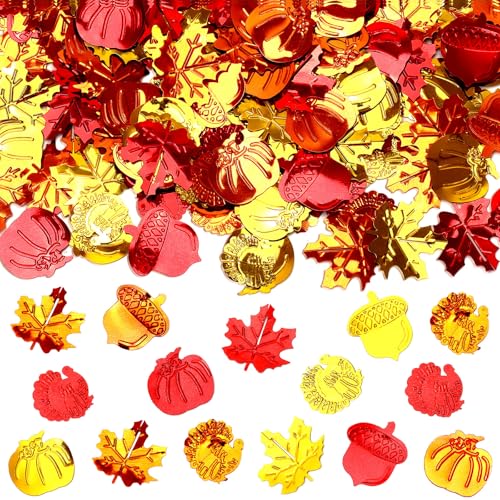 Fall Thanksgiving Glitter Confetti
