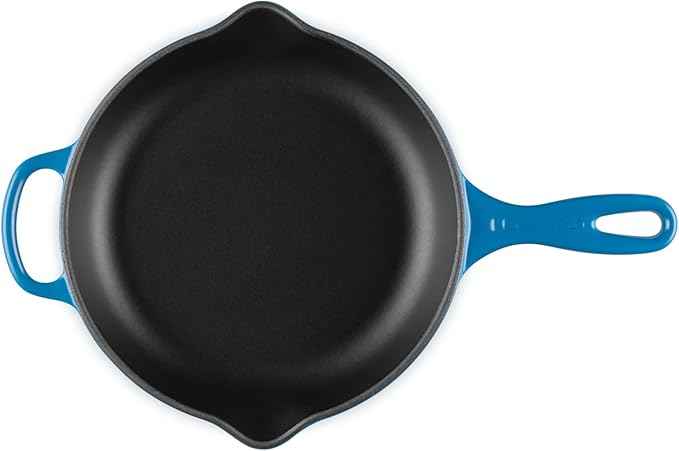 Le Creuset Enameled Cast Iron Signature Iron Handle Skillet, 9", Marseille