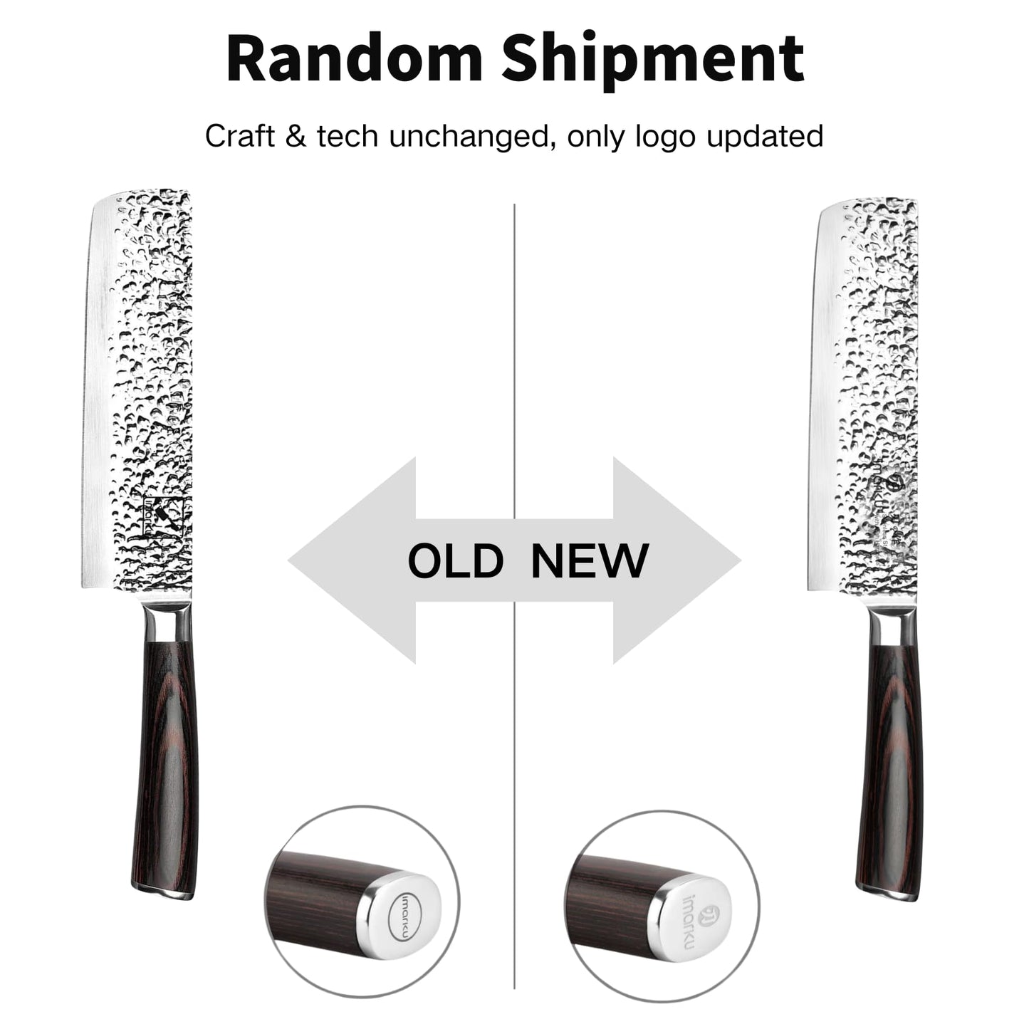 Nakiri Knife 7 Inch (Black with Espresso Brown)