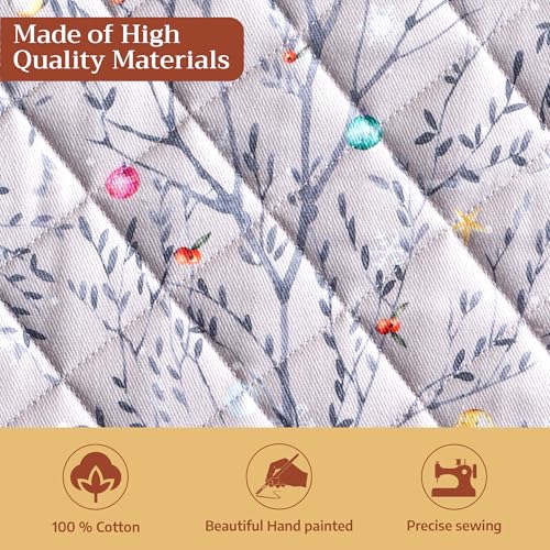 Pot Holders 100% Cotton Potholders (111 - Fairy Christmas / 8" x 8" (Pot Holder Pack of 2))