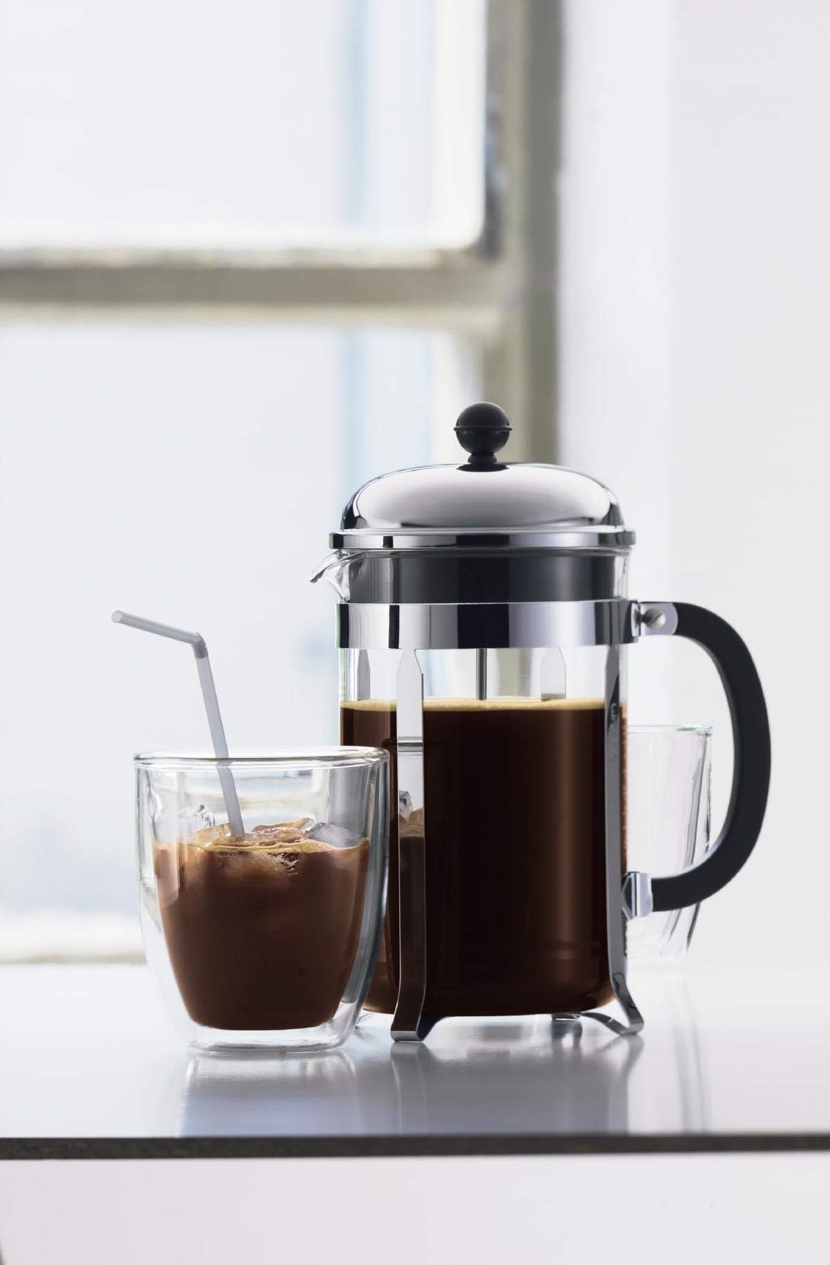 51oz Chambord French Press Coffee Maker (Chrome / 51 oz)