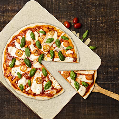 Pizza Stone Baking Stone. SOLIDO Rectangular 14"x16"
