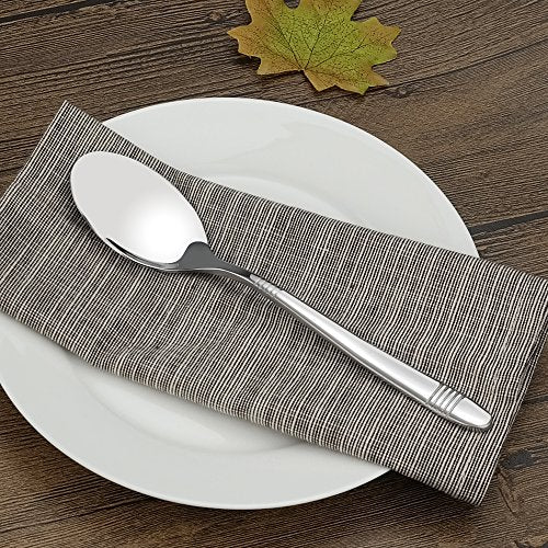 12 Pieces Stainless Steel Dinner Spoons