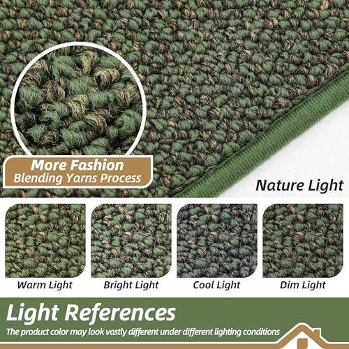 Kitchen Runner Rugs 24"x96" (Green / 24" X 96" (Rectangular))