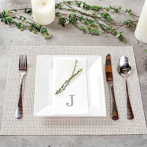Luxenap 15.8 X 7.9 Inch Linen (Silver / 2000 Count / J)