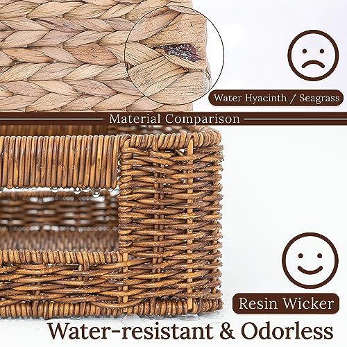 WeeNest Baskets for Storage (Toffee)