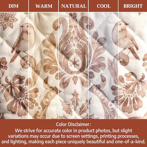 Maison d'Hermine Oven Gloves 100% Cotton Oven Mitt (121 - Allure / 7.5" x 13" (Oven Mitt))
