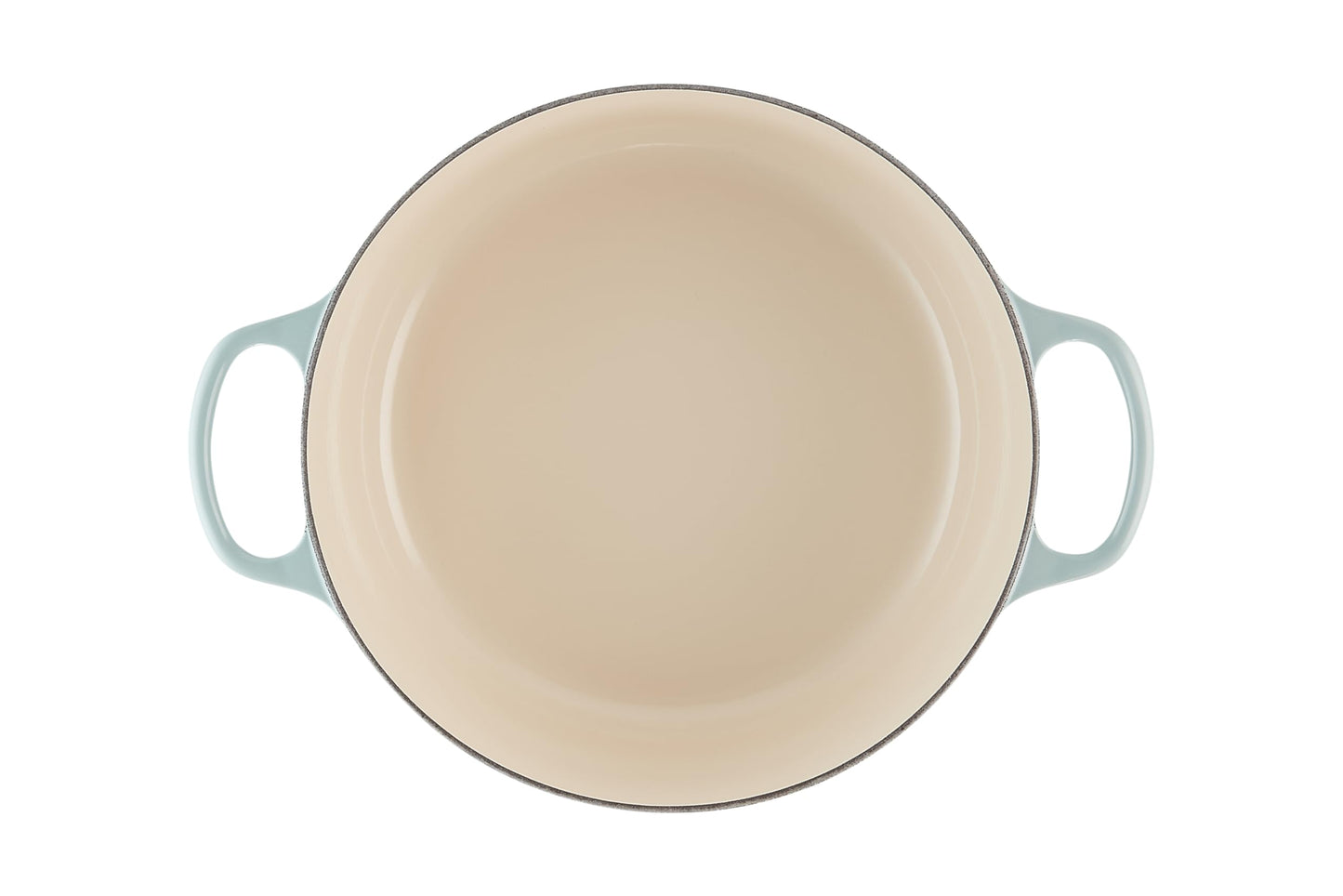 Enameled Cast Iron Round Dutch Oven (Sea Salt / 9 Qt)