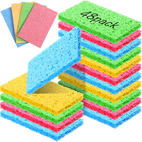 48 Pcs Sponges Bulk Sponges Kitchen Compressed Sponge