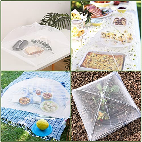 7 Pack Food Covers for Outdoors Mesh Screen Include Food Tents 1 Extra Large (7 Count)