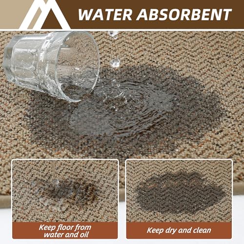 Kitchen Rugs Non (Taupe / 17“x71”)