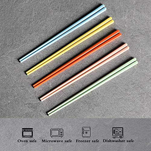 Ceramic Chopsticks Set of 5 (MixColour)