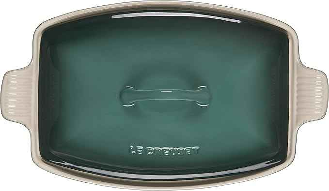 Le Creuset Heritage Stoneware Deep Baker with Lid, 4.5 qt., Artichaut
