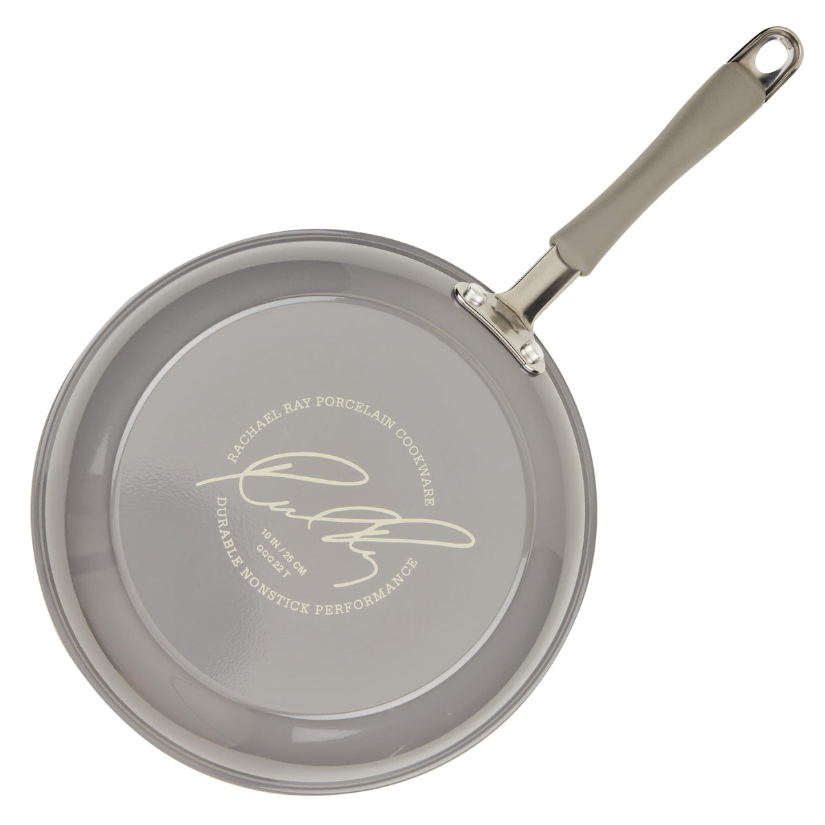 Cucina Nonstick Cookware Pots and Pans Set (Sea Salt Gray / 14 Piece Porcelain)