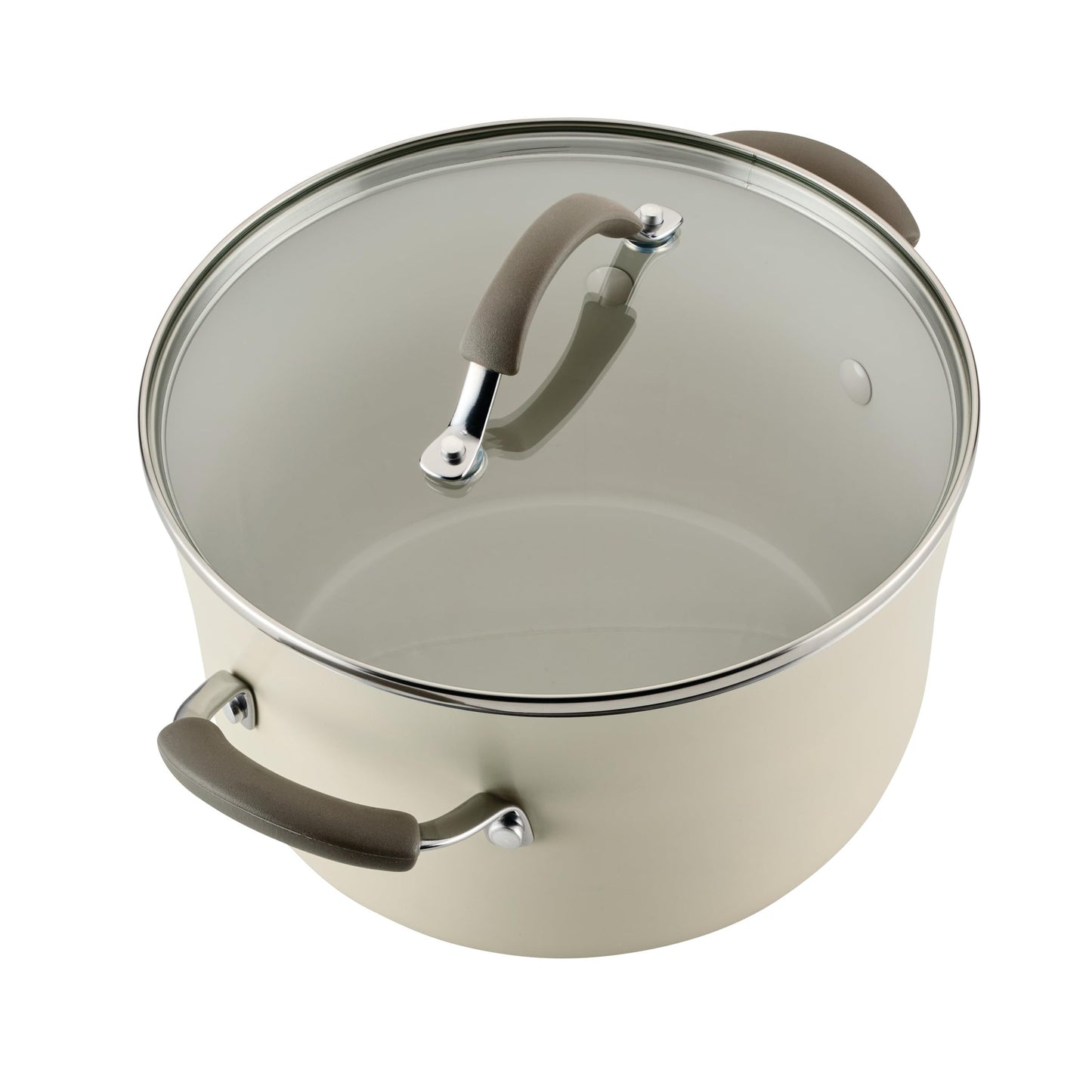 Cucina Ceramic Nonstick Cookware Pots and Pans Set (Almond / 13 Piece Ceramic)