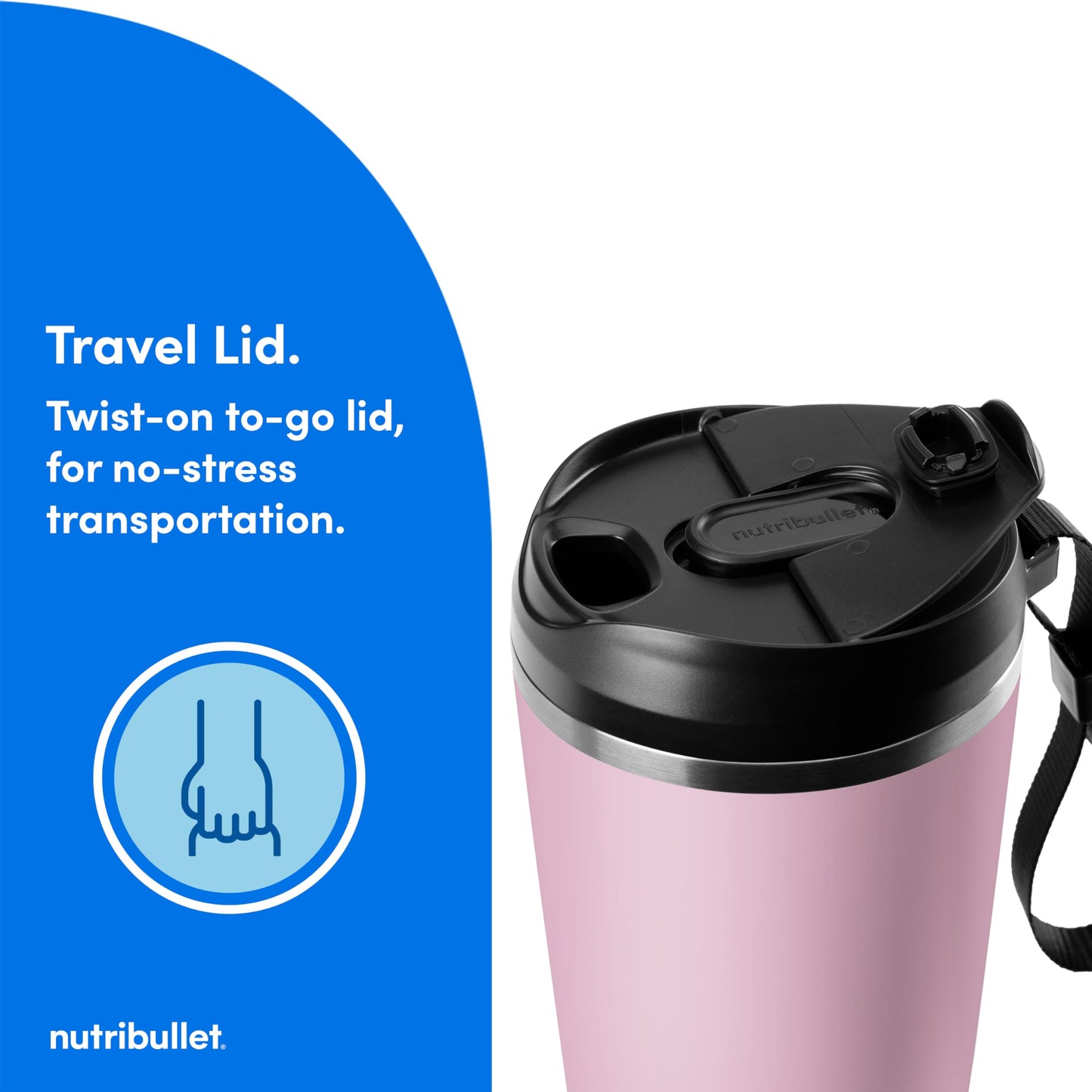 Flip Portable Blender with Insulated Cup (20 oz / Lavender)