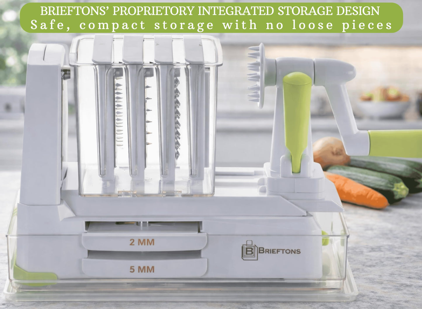 7 Blade Vegetable Spiralizer (White ( 7 Blades ))