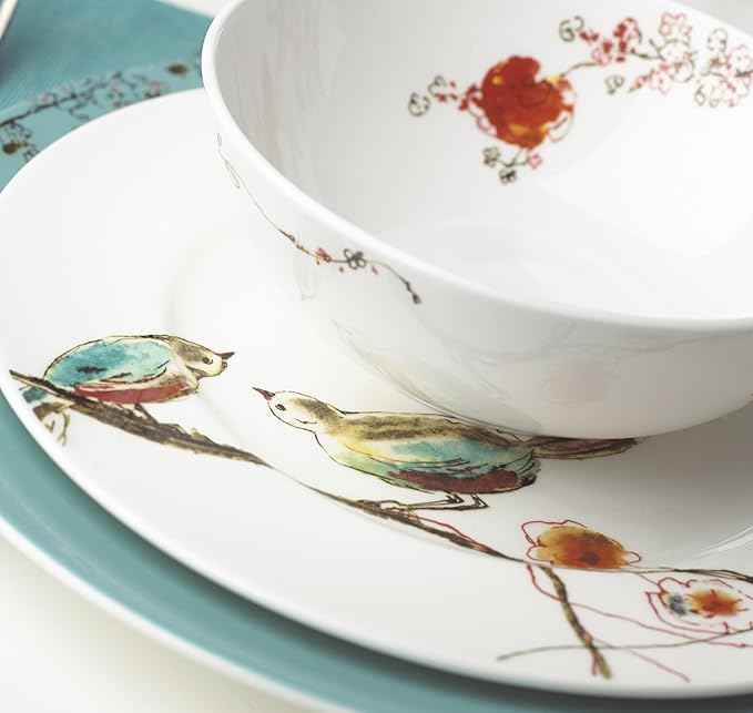 Lenox 897262 Chirp Salad Plates, Set of 4