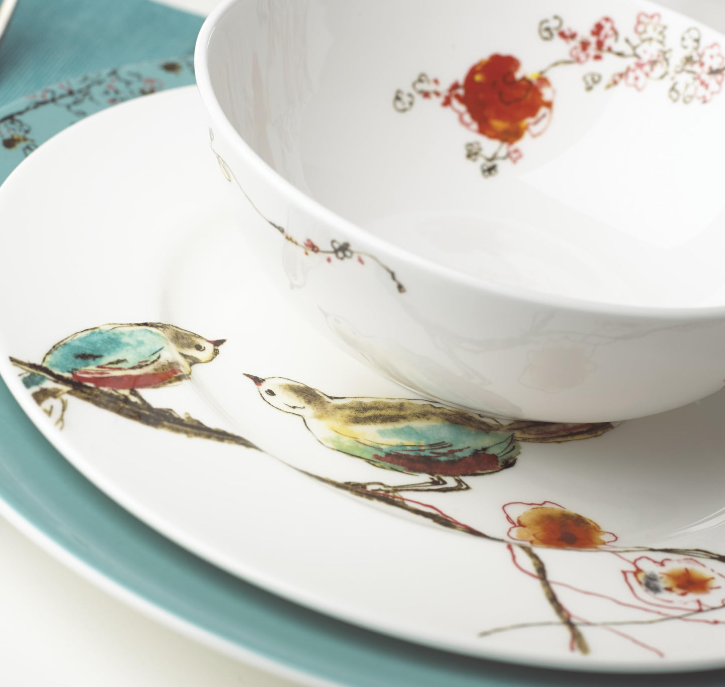 897262 Chirp Salad Plates (Salad Plates, Set of 4)