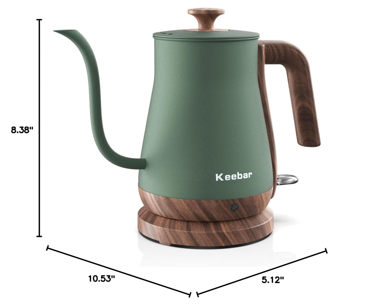 Gooseneck Electric Kettle (Matcha Green / 0.8 Quarts)