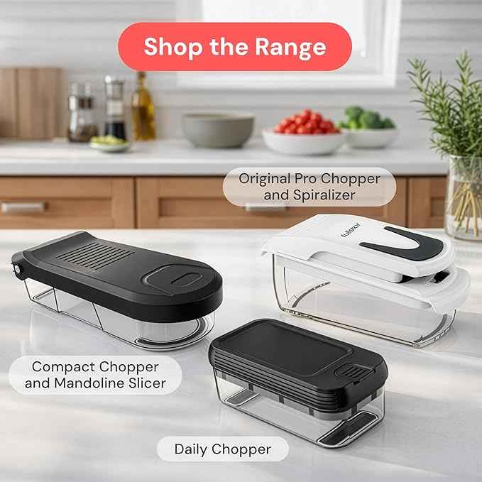 Fullstar Daily Vegetable Chopper and Mandoline Slicer - Kitchen Gadgets - Food Chopper with Container, Veggie Chopper, Fruit Cutter, Onion Dicer, Potato and Tomato Slicer for Salads (2-in-1, Black)