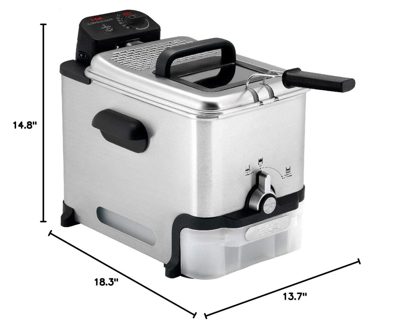 Deep Fryer with Basket (3.5 L- 1700 W)