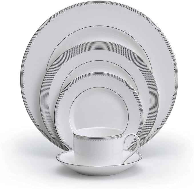 Wedgwood Vera Wang Grosgrain 5-Piece Place Setting, Service for 1