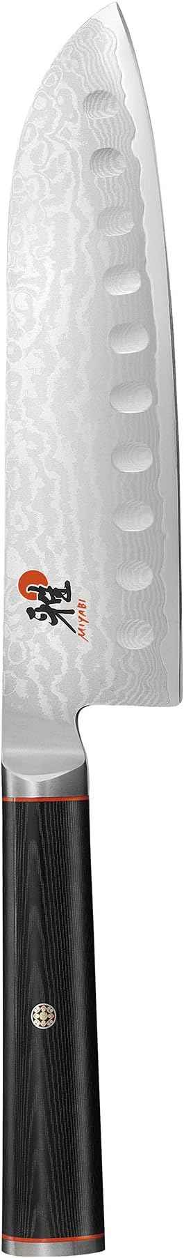 MIYABI Kaizen 7-inch Hollow Edge Santoku Knife