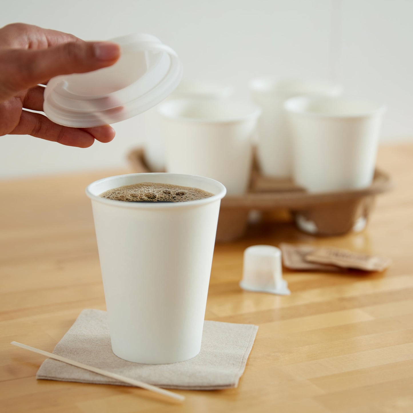 Disposable Paper Cups for Hot and Cold Beverages (8 fl oz / 1000 Count)