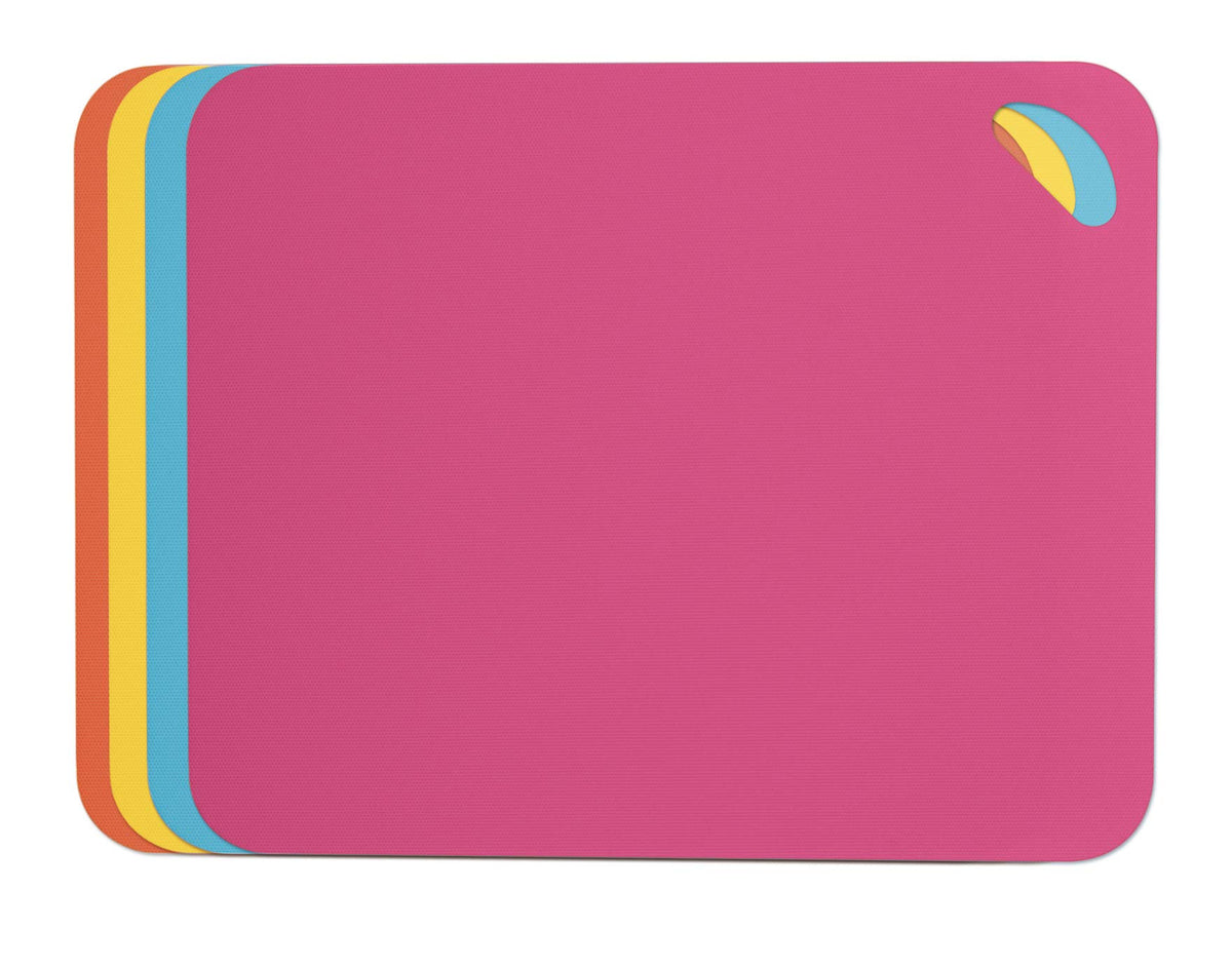 Heavy Duty Cutting Board Grippmat (11.5 x 14 inches / Turquoise / Pink / Orange / Yellow)