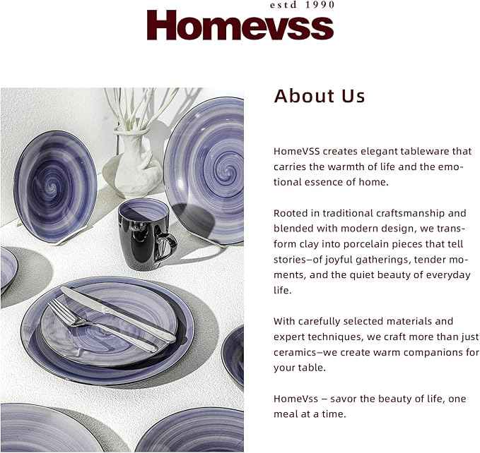 Stoneware Sonoma 16pc Dinnerware Set, Black + Speckled Spin Wash Cobalt Blue