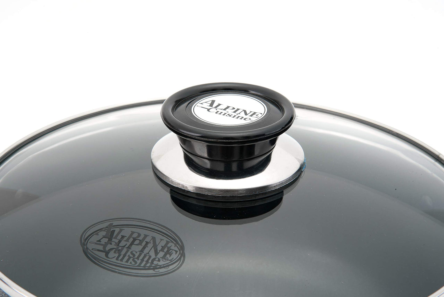 5 Quart Non stick Stock Pot with Tempered Glass Lid and Carrying Handles (5-Quart Stock Pot / Open Stock)