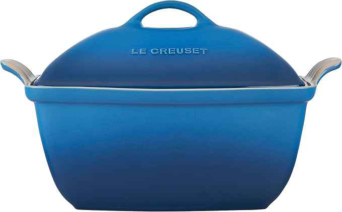Le Creuset Heritage Stoneware Deep Baker with Lid, 4.5 qt., Marseille