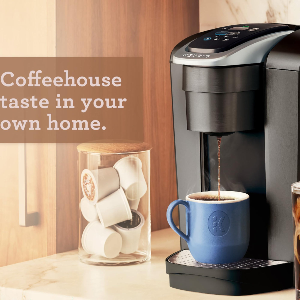 K Elite Single Serve K (Brushed Slate)