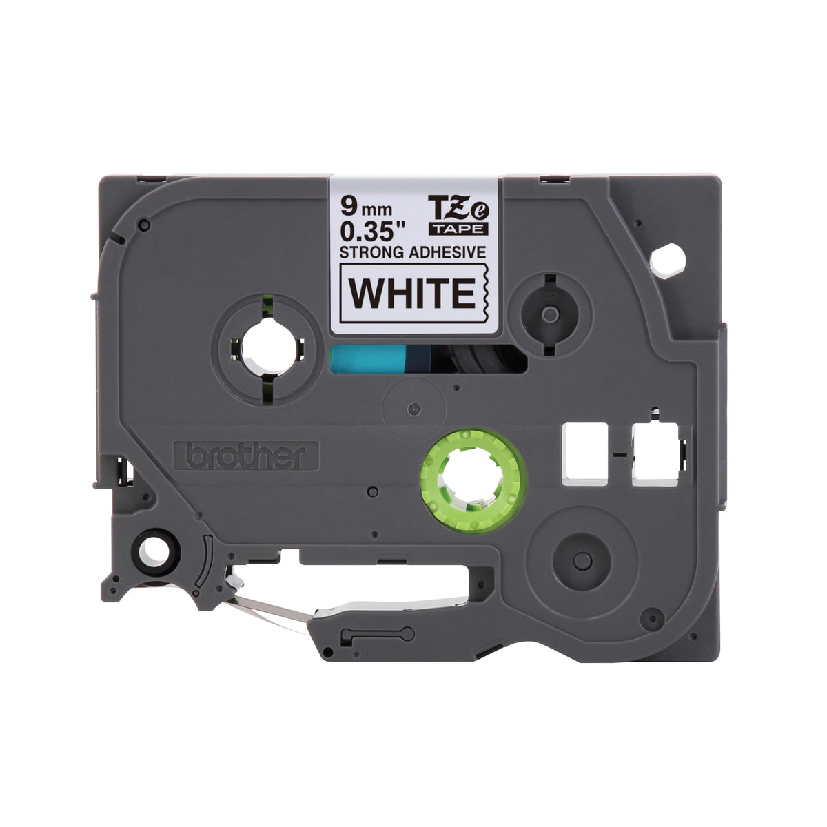 Genuine P Touch TZe Black Print on White Label Tape