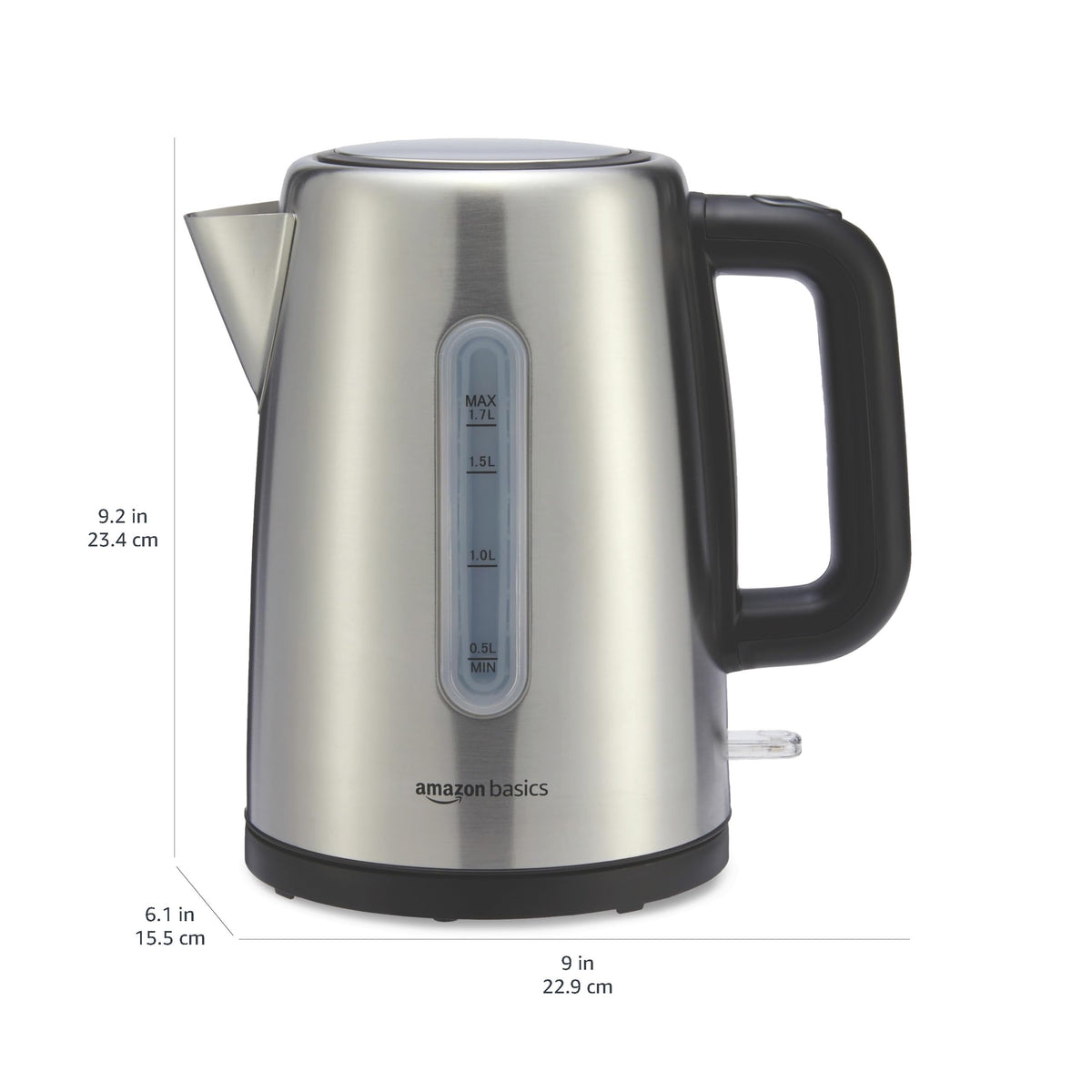 Electric Stainless Steel Kettle for Tea and Coffee (Stainless Steel / 1.8 Quarts)