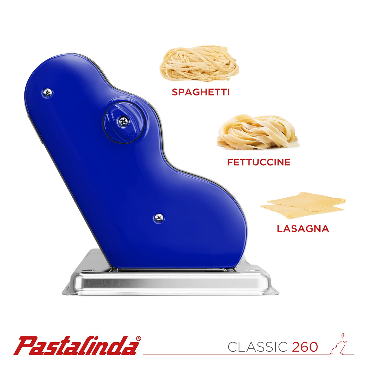 Classic 260 Pasta Maker Machine (Blue)