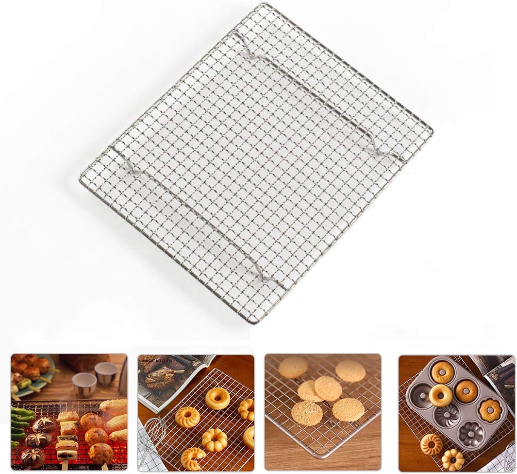 100% Stainless Steel Wire Cooling Rack Heavy Duty Roasting Rack for Baking Cooking Roasting Grilling - HomeSpice